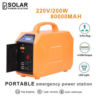 PB Power station G002 80000mAh 200W lead acid Battery solar powered Lead-acid battery Multi-Function