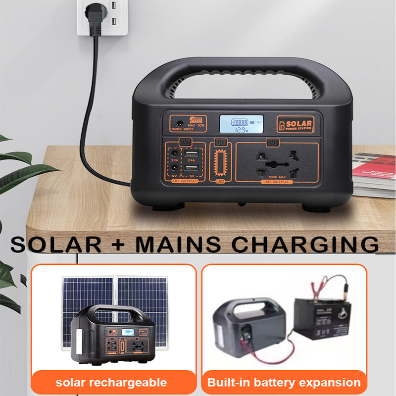 Power Station Portable 220v 150w 47000mah Fast Charging Original Generator Outdoor Solar Charger USB DC AC Output