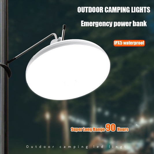 Power Bank Camping Light 10000MAH  Long Lasting Waterproof LED Rechargeable Hiking Tent Lantern Fishing Outdoor Light